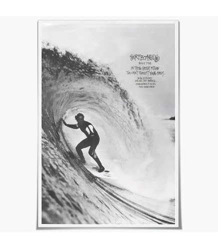 Amazon.com: NIKZ Vintage Surf Poster, Canvas Wall Art, 12L